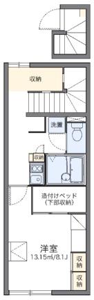 レオパレスソフィア　Ａ 204｜岡山県倉敷市連島町鶴新田(賃貸アパート1K・2階・28.02㎡)の写真 その2