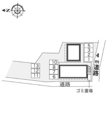 レオパレスグローリー 106｜岡山県岡山市南区新保(賃貸アパート1K・1階・23.18㎡)の写真 その16