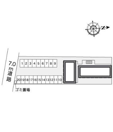 レオパレスＳＡＳＡＧＡＳＥ2 108｜岡山県岡山市南区当新田(賃貸アパート1K・1階・20.28㎡)の写真 その15