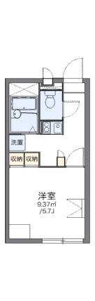 レオパレスパル北方I 209｜岡山県岡山市北区北方１丁目(賃貸アパート1K・2階・20.28㎡)の写真 その2