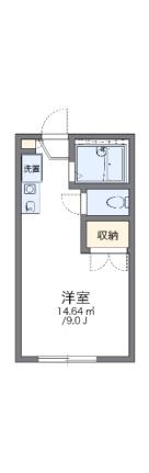 レオパレスリヴェール杉原 105｜岡山県倉敷市中庄(賃貸アパート1K・1階・19.96㎡)の写真 その2