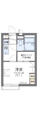 レオパレスディアコート乙島 205｜岡山県倉敷市玉島乙島(賃貸アパート1K・2階・19.87㎡)の写真 その2