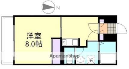 岡山県倉敷市中庄(賃貸マンション1K・4階・29.20㎡)の写真 その2