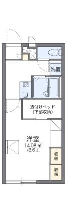 レオパレス総社南　パル 204｜岡山県総社市駅南１丁目(賃貸アパート1K・2階・23.18㎡)の写真 その2