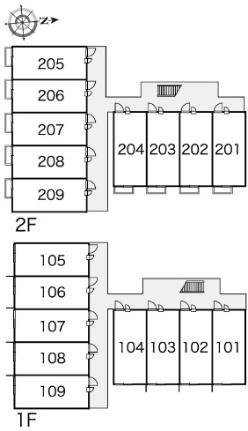 レオパレスルピナス高柳東町 202｜岡山県岡山市北区高柳東町(賃貸アパート1K・2階・23.18㎡)の写真 その12