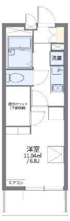 レオパレスサンフラワー中庄 104｜岡山県倉敷市中庄(賃貸マンション1K・1階・19.87㎡)の写真 その2