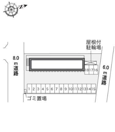 レオパレスサンフラワー芳田 102｜岡山県岡山市南区当新田(賃貸アパート1K・1階・20.28㎡)の写真 その16