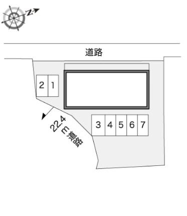 レオパレスハピネス米倉 106｜岡山県岡山市南区米倉(賃貸アパート1K・1階・23.71㎡)の写真 その14