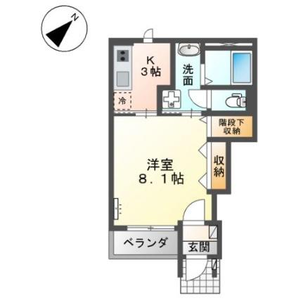 仮）スターテラス鶴新田 106｜岡山県倉敷市連島町鶴新田(賃貸アパート1K・1階・31.07㎡)の写真 その2