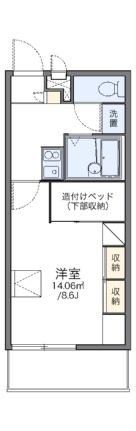 レオパレスコンフォール石橋Ｂ 303｜岡山県倉敷市笹沖(賃貸マンション1K・3階・23.18㎡)の写真 その2