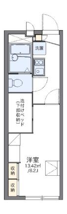 レオパレスディアコート中島II 201｜岡山県倉敷市中島(賃貸アパート1K・2階・22.35㎡)の写真 その2