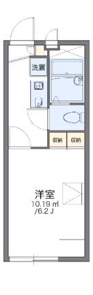 レオパレスかのん 205｜岡山県倉敷市白楽町(賃貸アパート1K・2階・19.87㎡)の写真 その2