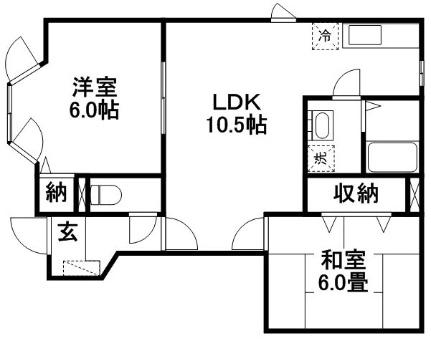 マスカット若宮 102｜岡山県都窪郡早島町若宮(賃貸アパート2LDK・1階・53.51㎡)の写真 その2