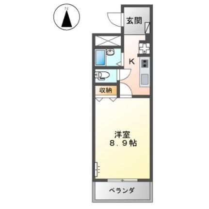 サンタプレイス 101｜岡山県総社市駅前２丁目(賃貸マンション1K・1階・28.88㎡)の写真 その2