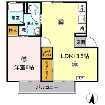 プレジールフダバ ｜岡山県岡山市北区平野(賃貸アパート2DK・2階・42.70㎡)の写真 その2