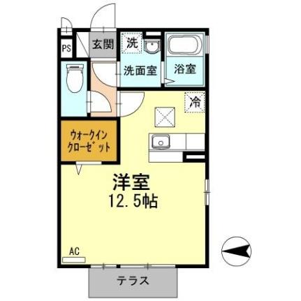 広島県三原市宮浦６丁目（賃貸アパート1R・1階・33.39㎡） その2