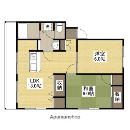 Ｐａｘ．ＢＬＤ八木 102 ｜ 広島県広島市安佐南区八木９丁目（賃貸マンション2LDK・1階・53.60㎡） その2