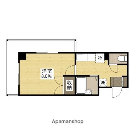 アストラルヤマナカ 405｜広島県広島市安佐南区中須１丁目(賃貸マンション1K・4階・24.44㎡)の写真 その2