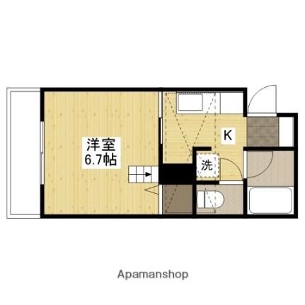 ウエスト長束 103｜広島県広島市安佐南区長束西１丁目(賃貸アパート1K・1階・23.00㎡)の写真 その2