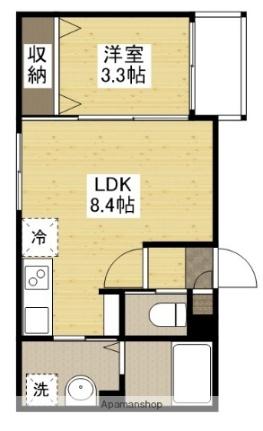 ボワヴェール八木II 102｜広島県広島市安佐南区八木７丁目(賃貸アパート1LDK・1階・31.70㎡)の写真 その2