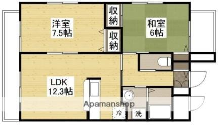 ミニヨンフルールＡＷＡ ｜広島県広島市安佐南区八木４丁目(賃貸マンション2LDK・3階・57.60㎡)の写真 その2