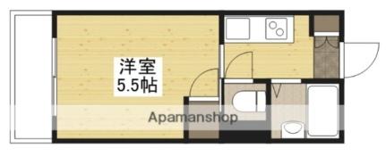 グリンハウス三篠 204｜広島県広島市西区三篠町１丁目(賃貸マンション1K・2階・16.19㎡)の写真 その2