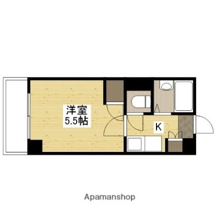 グリンハウス三篠 301｜広島県広島市西区三篠町１丁目(賃貸マンション1K・3階・16.19㎡)の写真 その2