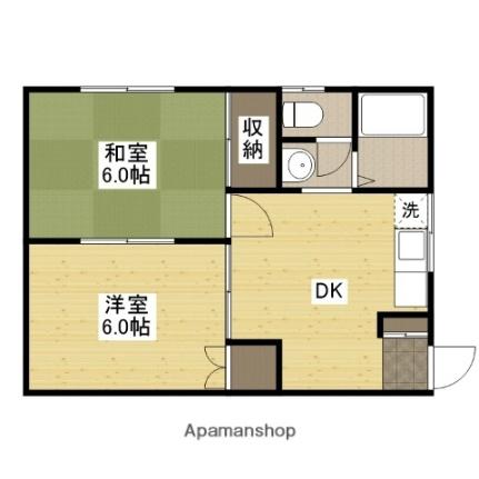 フラッツニシハラ 102｜広島県広島市西区大宮１丁目(賃貸アパート2DK・1階・39.74㎡)の写真 その2