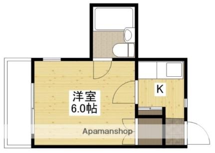 エステート中広 404｜広島県広島市西区中広町２丁目(賃貸マンション1K・4階・16.07㎡)の写真 その2