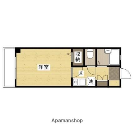 アイビル 402｜広島県広島市西区大芝３丁目(賃貸マンション1K・4階・23.81㎡)の写真 その2