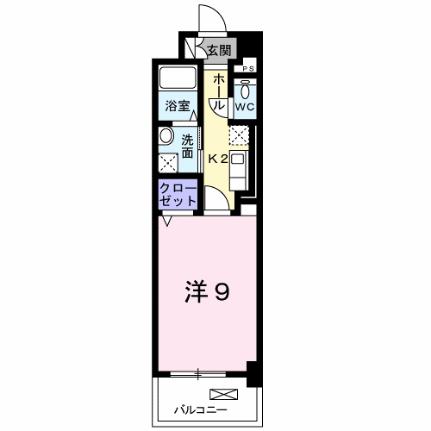 ラフィネ　ロジュマン 403｜広島県福山市川口町１丁目(賃貸マンション1K・4階・30.46㎡)の写真 その2