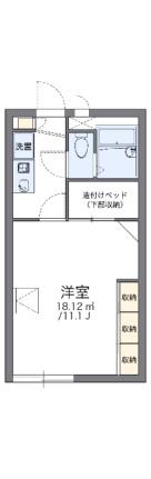 レオパレスサニープレイＢ 206｜広島県福山市曙町４丁目(賃貸アパート1K・2階・26.49㎡)の写真 その2