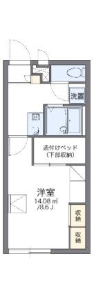 レオパレスリバーサイド 202｜広島県福山市北本庄３丁目(賃貸アパート1K・2階・23.18㎡)の写真 その2