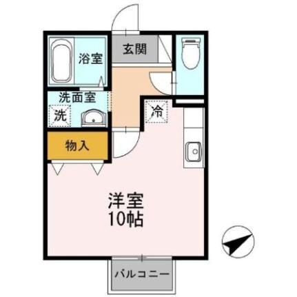 パティオ深津 202｜広島県福山市東深津町６丁目(賃貸アパート1R・2階・29.25㎡)の写真 その2