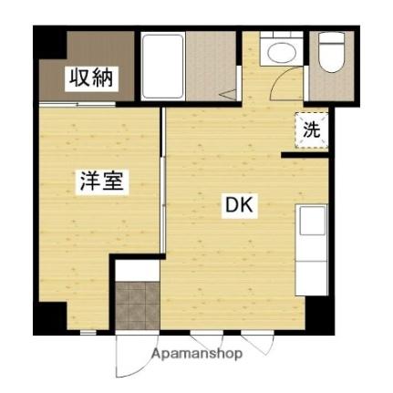 北条ビル 2-1｜広島県府中市中須町(賃貸アパート1DK・2階・26.24㎡)の写真 その2