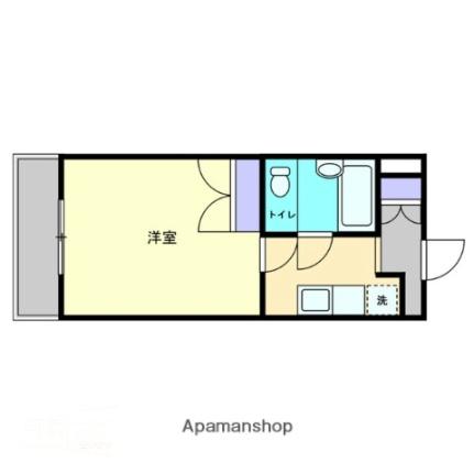 広島県福山市南本庄１丁目(賃貸マンション1K・2階・22.40㎡)の写真 その2