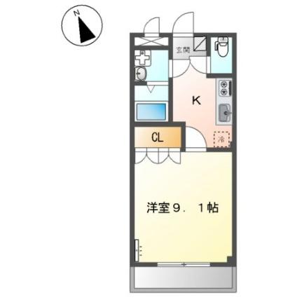 アルファルド 203｜広島県福山市曙町４丁目(賃貸アパート1K・2階・30.96㎡)の写真 その2