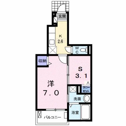 カプリIII 102｜広島県福山市箕島町(賃貸アパート1K・1階・31.65㎡)の写真 その2