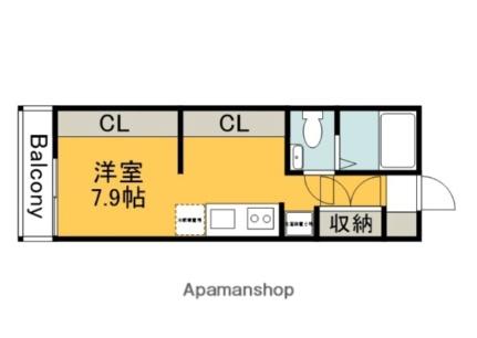 広島県広島市佐伯区隅の浜１丁目（賃貸アパート1R・1階・21.28㎡） その2