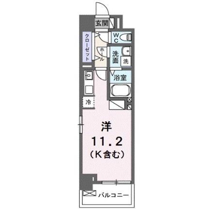 ルチェンテ 404｜広島県東広島市西条朝日町(賃貸マンション1R・4階・30.98㎡)の写真 その2