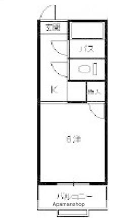 ネオデラサンテ 410｜広島県広島市安佐南区長楽寺１丁目(賃貸マンション1K・4階・20.00㎡)の写真 その2