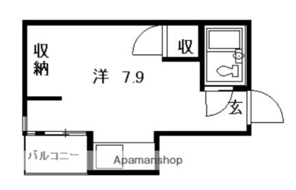 ベルエール牛田 401｜広島県広島市東区牛田中１丁目(賃貸マンション1R・4階・16.50㎡)の写真 その2