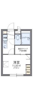 レオパレスＬｕｍｉｅｒｅ 104｜広島県広島市安佐南区祇園８丁目(賃貸アパート1K・1階・19.87㎡)の写真 その2