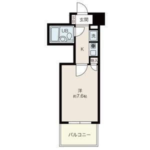 ダイアパレス大手町　第3 307｜広島県広島市中区大手町５丁目(賃貸マンション1DK・3階・25.65㎡)の写真 その2