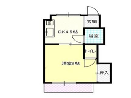 カミセコーポ 202号室｜広島県広島市中区光南２丁目(賃貸マンション1DK・2階・23.10㎡)の写真 その2