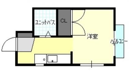 ウェルビー山本 201号室｜広島県広島市東区牛田南２丁目(賃貸マンション1R・2階・19.53㎡)の写真 その2