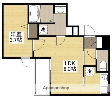 月光南観音八番館 103｜広島県広島市西区南観音４丁目(賃貸マンション1LDK・1階・28.54㎡)の写真 その2