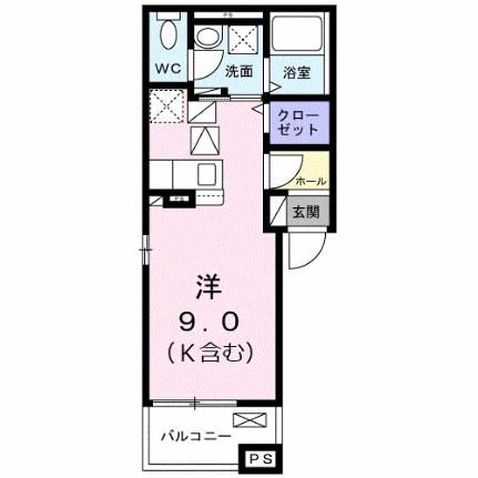 ドゥ　プラシード 101｜広島県広島市西区高須３丁目(賃貸アパート1R・1階・27.53㎡)の写真 その2