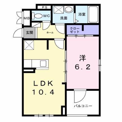 フォレスト　クレーン 203 ｜ 広島県広島市中区西白島町（賃貸アパート1LDK・2階・40.14㎡） その2