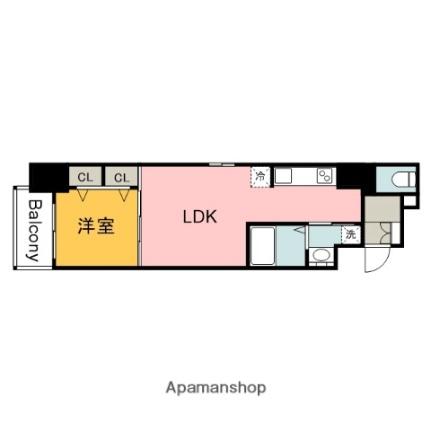 Ｓ－ＲＥＳＩＤＥＮＣＥ国泰寺町二丁目 804｜広島県広島市中区国泰寺町２丁目(賃貸マンション1LDK・8階・33.12㎡)の写真 その2